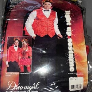 Men's Handsome Devil Halloween Costume XL (Some Damage)